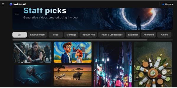 Cómo Crear Vídeos Con Ia: Mejores Herramientas En 2026 4 Invideo Creacion Video con IA