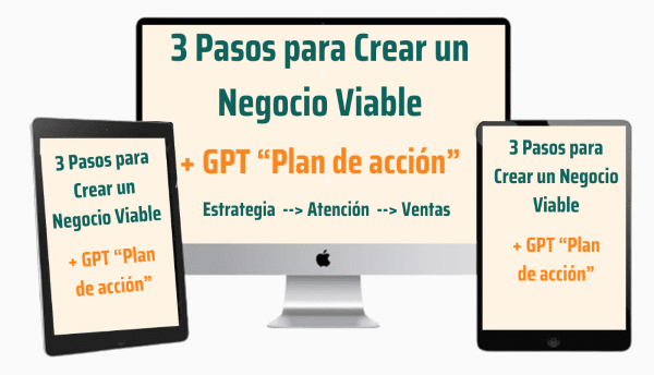 Portada 3 pasos crear negocios