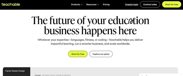 Cómo Vender Cursos Online: Plataformas Y Estrategias 2 teachable plataforma cursos online